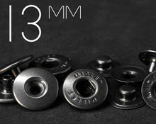 Load image into Gallery viewer, YKK | 13mm Hollow Convex Top Full Brass Snap Fastener | YHC13