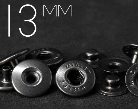 YKK | 13mm Hollow Convex Top S-spring Snap Fastener | YHC13-MI