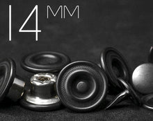 Load image into Gallery viewer, YKK | 14mm NET-PATTERN Single Prong Jeans Button with Solid Copper Tack | YPCB-INA14F