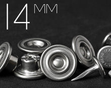 画像をギャラリービューアに読み込む, YKK | 16.8mm IWJ シングルプロングジーンズボタン | YPCB-W168