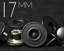 Load image into Gallery viewer, YKK | 17mm NET-PATTERN Single Prong Jeans Button with Solid Copper Tack | YPCB-INA17F