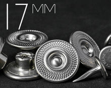 画像をギャラリービューアに読み込む, YKK | 16.8mm IWJ シングルプロングジーンズボタン | YPCB-W168