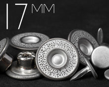 이미지를 갤러리 뷰어에 로드 , YKK | 16.8mm IWJ 싱글 프롱 청바지 단추 | YPCB-W168