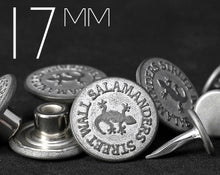 이미지를 갤러리 뷰어에 로드 , YKK | 16.8mm IWJ 싱글 프롱 청바지 단추 | YPCB-W168