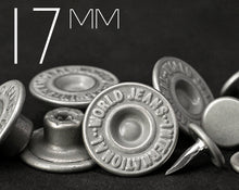 이미지를 갤러리 뷰어에 로드 , YKK | 16.8mm IWJ 싱글 프롱 청바지 단추 | YPCB-W168