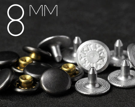 YKK | 8mm Convex Head Jeans Rivet | YR-CV8S – ELEMENT Trimming