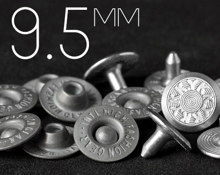 YKK | 9.5mm IHFG Inverted Nipple Jeans Rivet | YR-GIN95