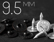 Load image into Gallery viewer, YKK | 9.5mm Laurel Wreath Nipple Jeans Rivet | YR-LN95