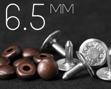 이미지를 갤러리 뷰어에 로드 , YKK | 8mm 볼록 헤드 청바지 리벳 | YR-CV8L