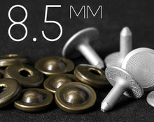 이미지를 갤러리 뷰어에 로드 , YKK | 9.5mm 솔리드 구리 청바지 리벳 | YR-WN95