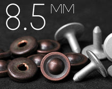 이미지를 갤러리 뷰어에 로드 , YKK | 9.5mm 솔리드 구리 청바지 리벳 | YR-WN95