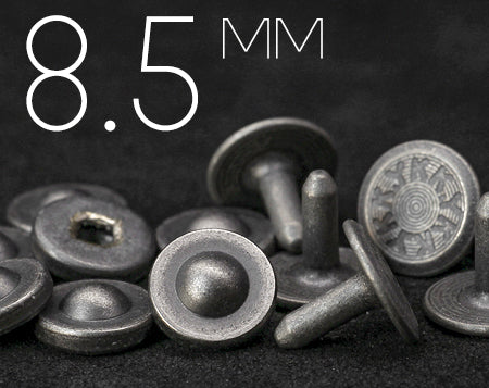 YKK | 9.5mm 솔리드 구리 청바지 리벳 | YR-WN95