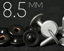 Load image into Gallery viewer, YKK | 8.5mm Hollow Nipple Jeans Rivet with Solid Copper Tack | YR-ON85C