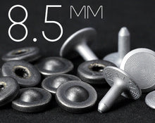Load image into Gallery viewer, YKK | 8.5mm Hollow Nipple Jeans Rivet with Solid Copper Tack | YR-ON85C