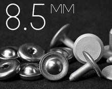 Load image into Gallery viewer, YKK | 8.5mm Hollow Nipple Jeans Rivet with Solid Copper Tack | YR-ON85C
