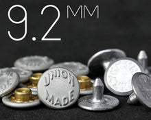 画像をギャラリービューアに読み込む, YKK | 9.2mm UNION MADE Convex Head Jeans Rivet | YR-UM92L