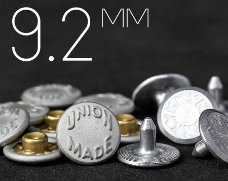 YKK | 9.2mm UNION MADE Convex Head Jeans Rivet | YR-UM92L