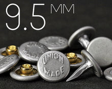 Load image into Gallery viewer, YKK | 9.5mm UNION MADE Convex Jeans Rivet | YR-UM95A