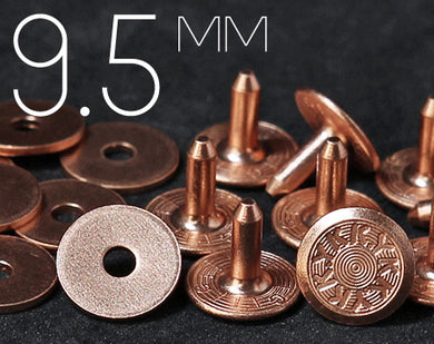 YKK | 9.5mm Solid Copper Rivet for Heavy Jeans | YR-WN95