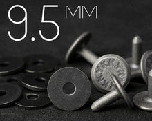 Load image into Gallery viewer, YKK | Full-copper 9.5mm Rivet and Burr Solid Jeans Rivet | YR-S95