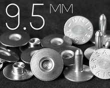 Load image into Gallery viewer, YKK | 9.5mm Bull&#39;s Eye Jeans Rivet with Long Tack | YR-WU95