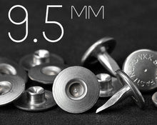 Load image into Gallery viewer, YKK | 9.5mm Bull's Eye Jeans Rivet with Matching Aluminum Tack | YR-WY95A