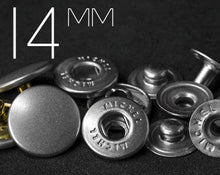 Load image into Gallery viewer, YKK | MICLET 22L / 14MM Convex Top S-spring Snap Fastener | YC14-MI