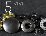 YKK | MICLET 24L / 15MM Convex Top S-spring Snap Fastener | YC15-MI
