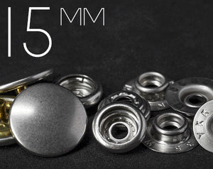 YKK | 15mm Convex Top Ring-spring Snap Fastener | YC15-SK35M