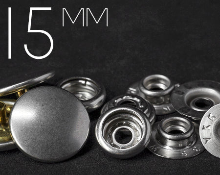 YKK | 15mm Convex Top Ring-spring Snap Fastener | YC15-SK35M