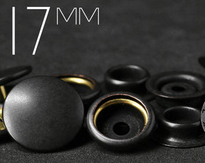 YKK | 17mm Convex Top Ring-spring Snap Fastener | YC17*SK75