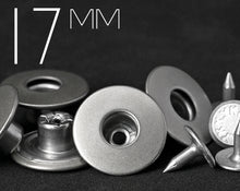 画像をギャラリービューアに読み込む, YKK | 16.8mm IWJ シングルプロングジーンズボタン | YPCB-W168