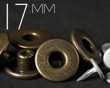 이미지를 갤러리 뷰어에 로드 , YKK | 16.8mm IWJ 싱글 프롱 청바지 단추 | YPCB-W168