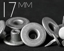 이미지를 갤러리 뷰어에 로드 , YKK | 16.8mm IWJ 싱글 프롱 청바지 단추 | YPCB-W168