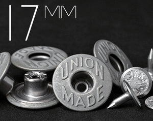 YKK | 17mm UNION MADE Single Prong Jeans Button | YSCB-UT17