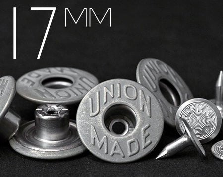 YKK | 17mm UNION MADE Single Prong Jeans Button | YSCB-UT17