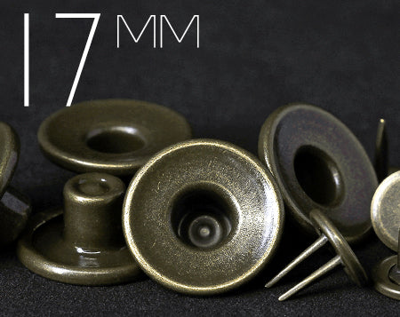 YKK | 16.8mm 원피스 트윈프롱 도넛 진 버튼 | YTCB-F168