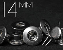 Load image into Gallery viewer, YKK | 14mm Flat-top Twin-prong Jeans Fly Button | YTCB-CF14