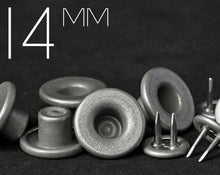 Load image into Gallery viewer, YKK | 14mm Long-shank One-piece Flat-top Twin-prong Jeans Fly Button | YTCB-F14