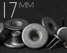 画像をギャラリービューアに読み込む, YKK | 16.8mm ワンピース ツインプロング ドーナツ ジーンズ ボタン | YTCB-F168