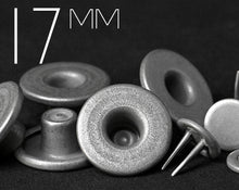 Load image into Gallery viewer, YKK | 17mm Long-shank One-piece Flat-top Extra-Long-Twin-Prong Jeans Button | YTCB-F17E