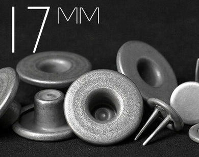 YKK | 17mm Long-shank One-piece Flat-top Extra-Long-Twin-Prong Jeans Button | YTCB-F17E