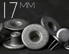 이미지를 갤러리 뷰어에 로드 , YKK | 16.8mm 원피스 트윈프롱 도넛 진 버튼 | YTCB-F168