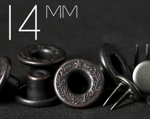 画像をギャラリービューアに読み込む, YKK | 14mm ワンピース ツインプロング ドーナツ ジーンズ フライ ボタン | YTCB-F14