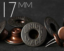 이미지를 갤러리 뷰어에 로드 , YKK | 17mm UNION MADE Long Twin-prong Jeans Button | YTCB-UT17E