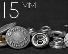 Load image into Gallery viewer, YKK | 15mm UNION MADE Ring-spring Snap Fastener | YU15-SK35M