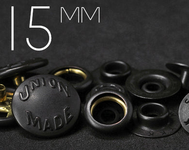 YKK | 15mm 볼록 상단 링 스프링 스냅 패스너 | YC15*SK35M