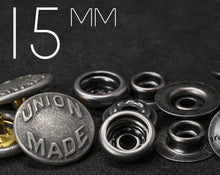 画像をギャラリービューアに読み込む, YKK | 15mm 凸型トップリングスプリングスナップファスナー | YC15*SK35M