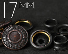 画像をギャラリービューアに読み込む, YKK | 17mm IWJ Convex Top Ring-spring Snap Fastener | YW17V-SK75