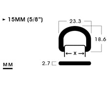 画像をギャラリービューアに読み込む, YKK | 16MM (5/8”) POM Dリング | LD15E